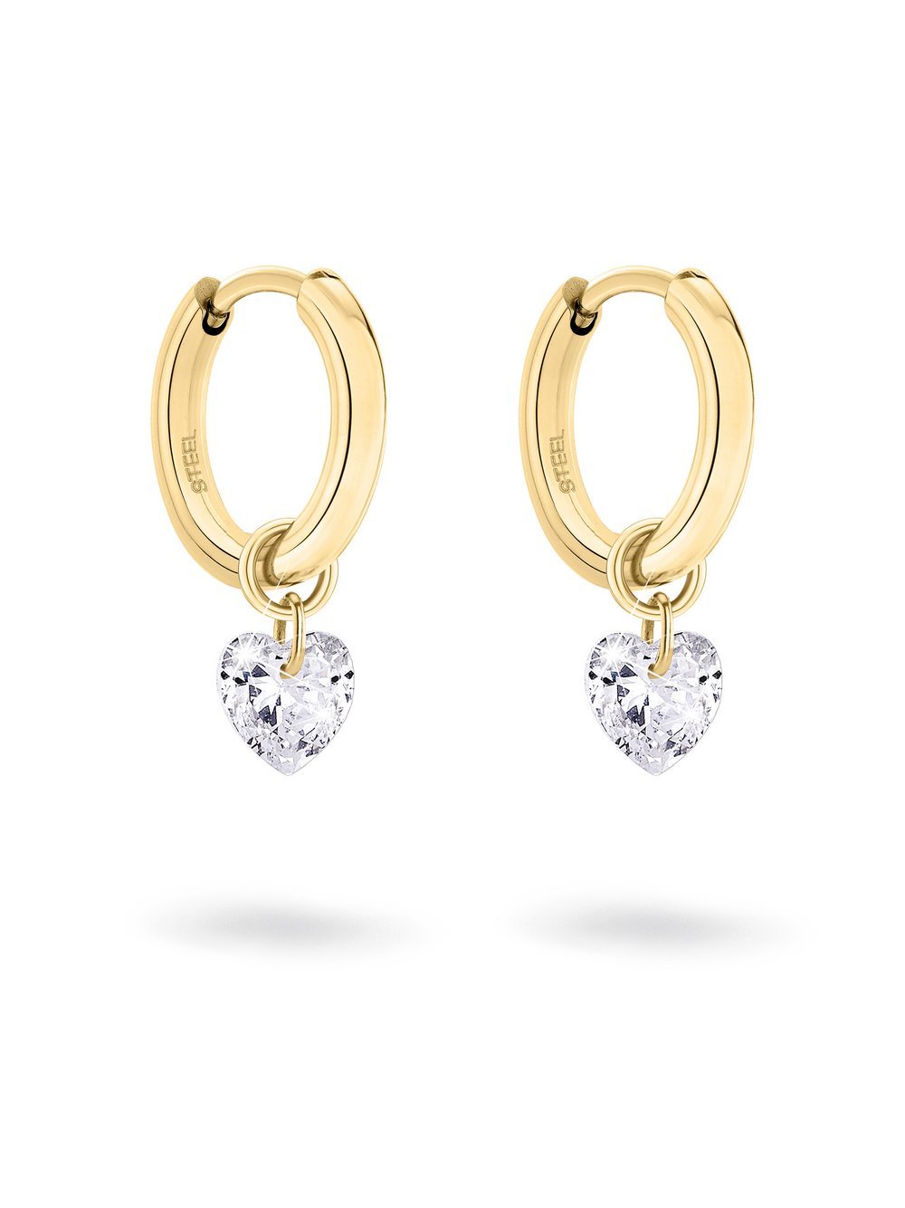 Tamaris Creolen Damen Edelstahl roségold