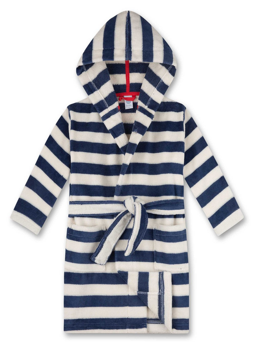 Sanetta Bademantel Jungen Baumwolle gestreift