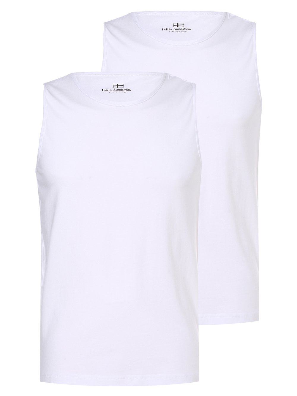 Nils Sundström Unterhemden im 2er-Pack Herren Baumwolle