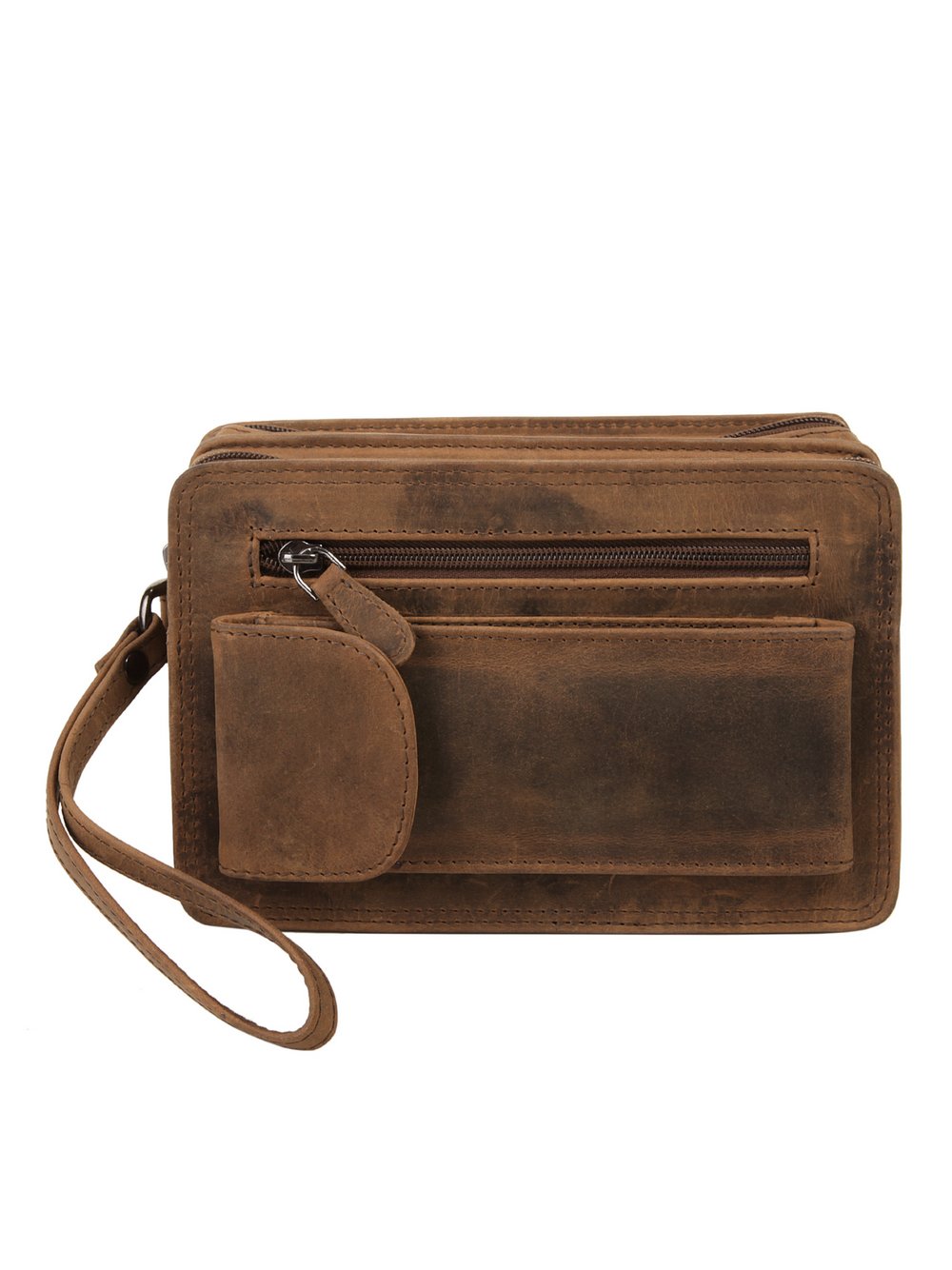BAGAN Handgelenk Tasche Herren Leder