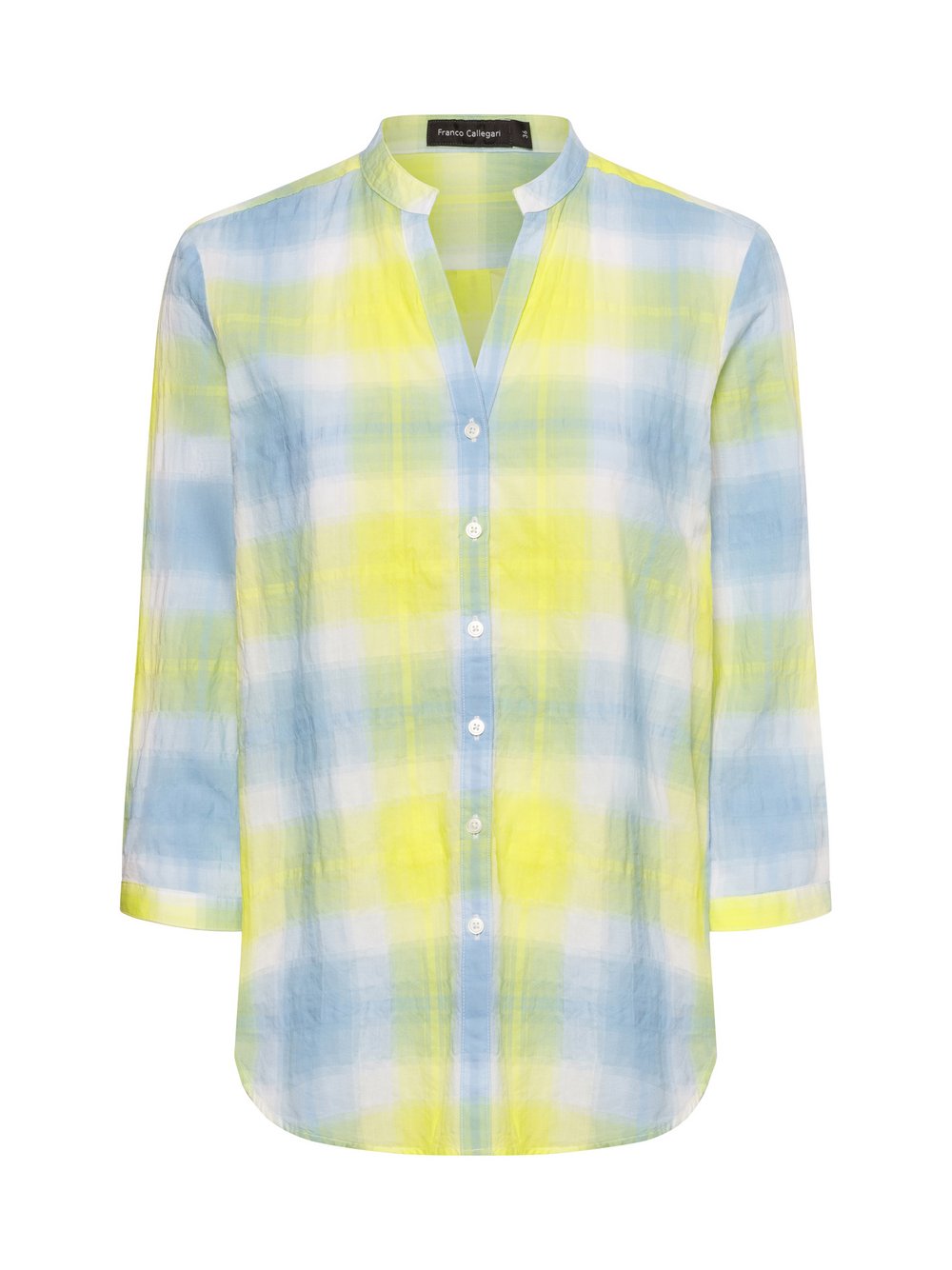 Franco Callegari Tunikabluse Damen Baumwolle gemustert