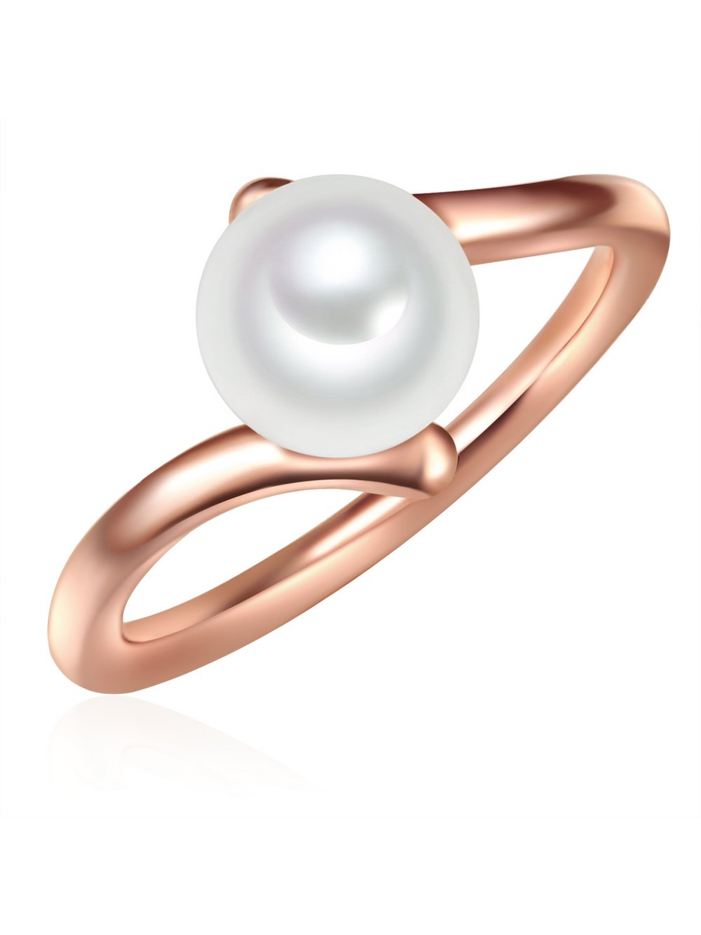 Valero Pearls Ring Damen Sterlingsilber roségold