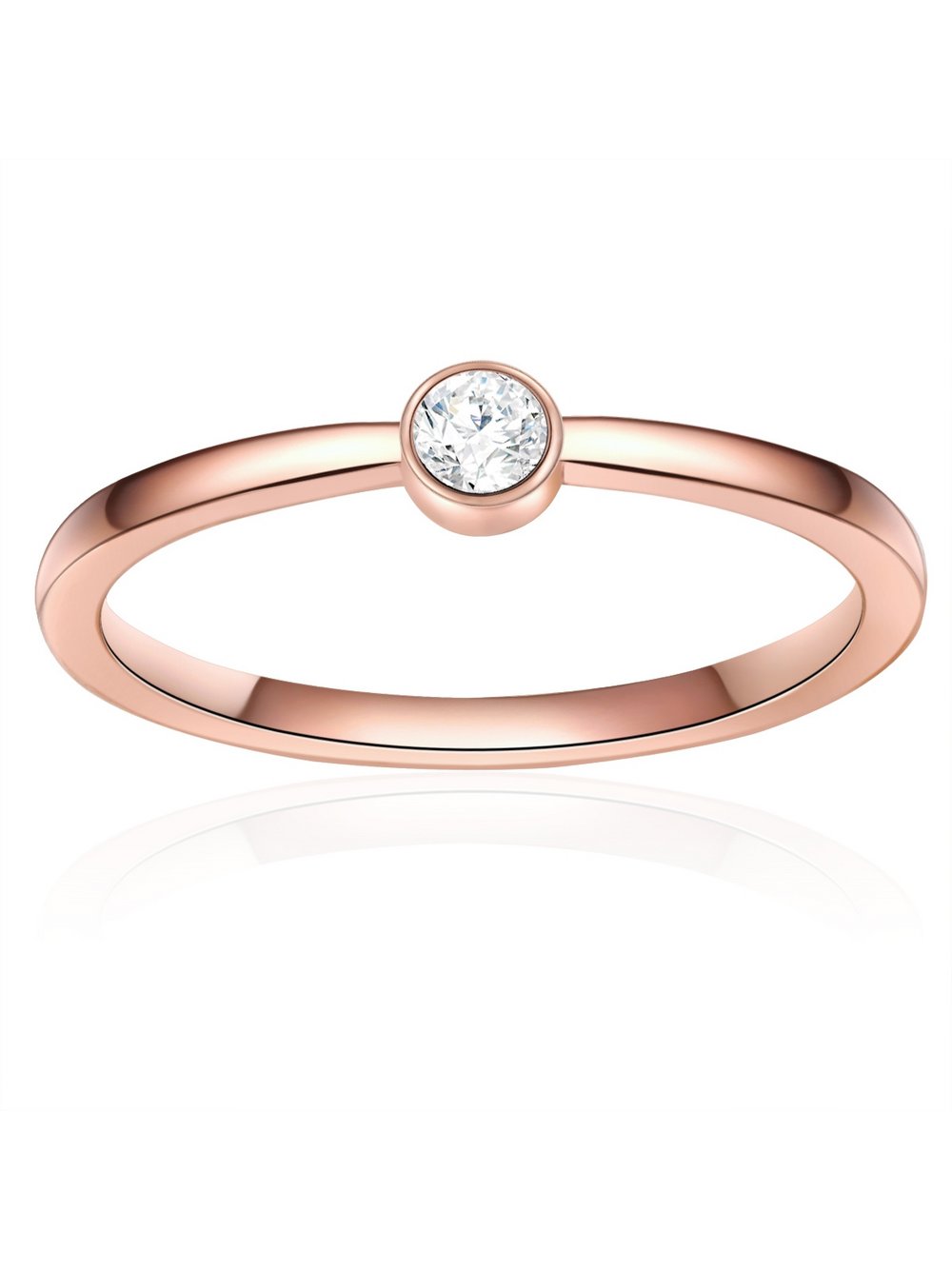Eastside Ring Damen Edelstahl roségold