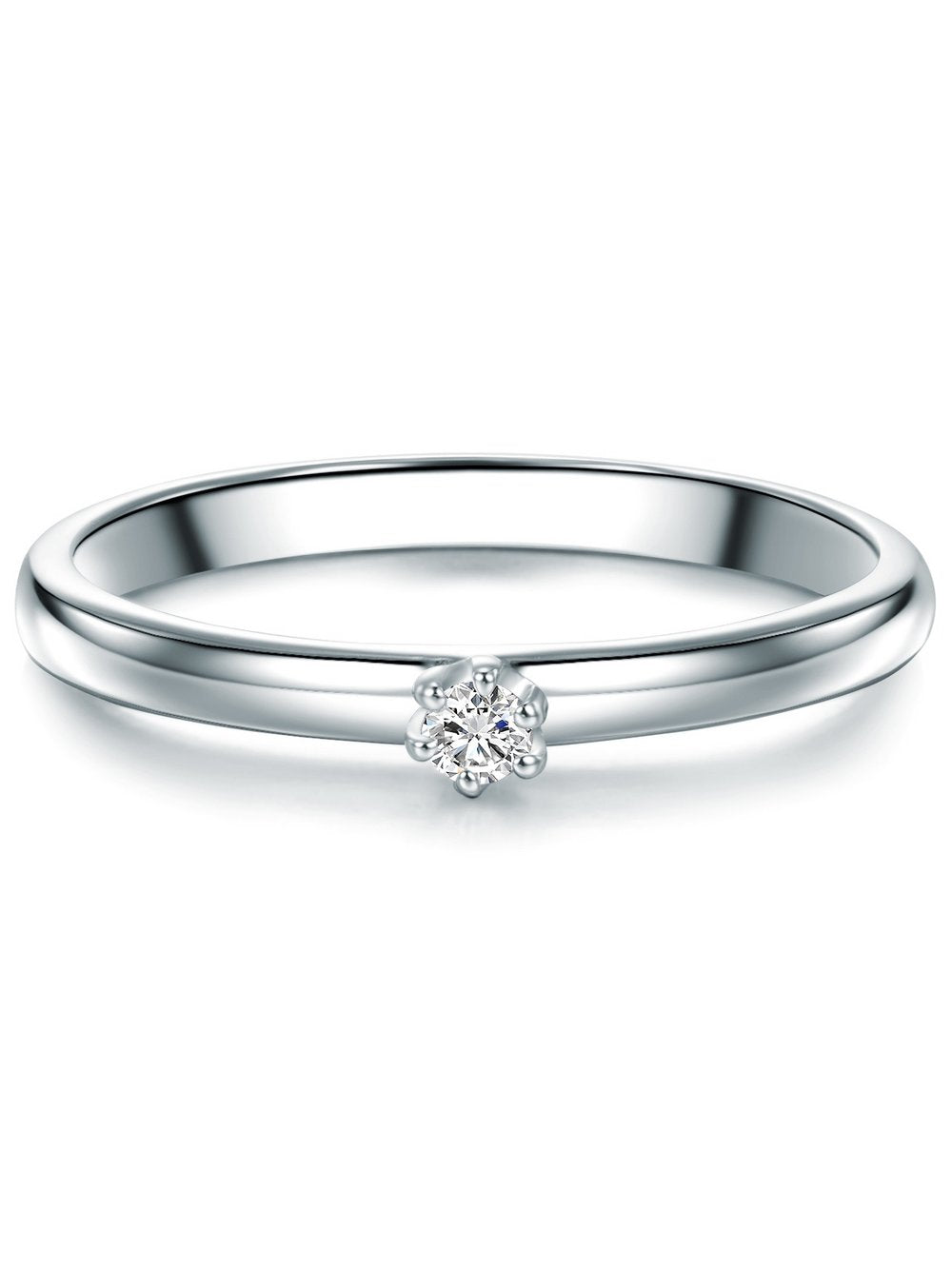 Trilani Diamant-Ring Damen Sterlingsilber