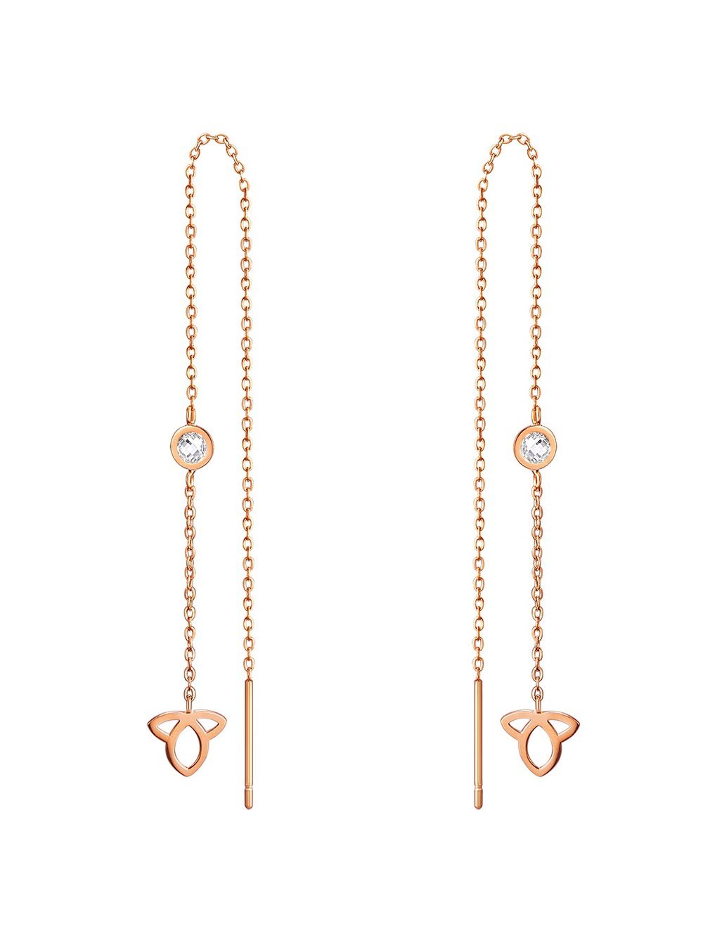 Eastside Ohrhänger Damen Edelstahl roségold