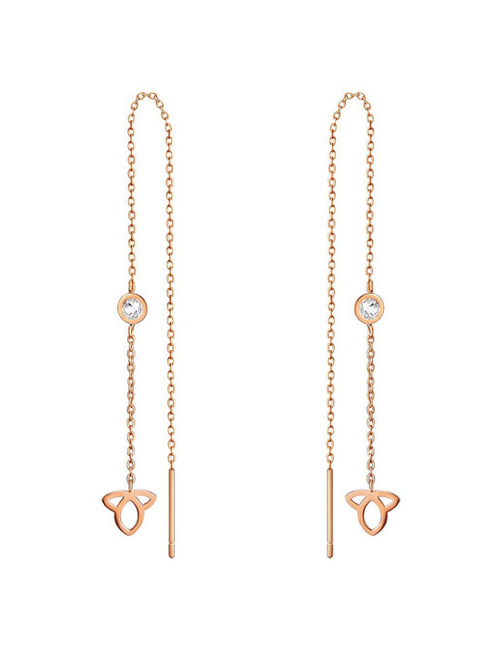 Eastside Ohrhänger Damen Edelstahl roségold
