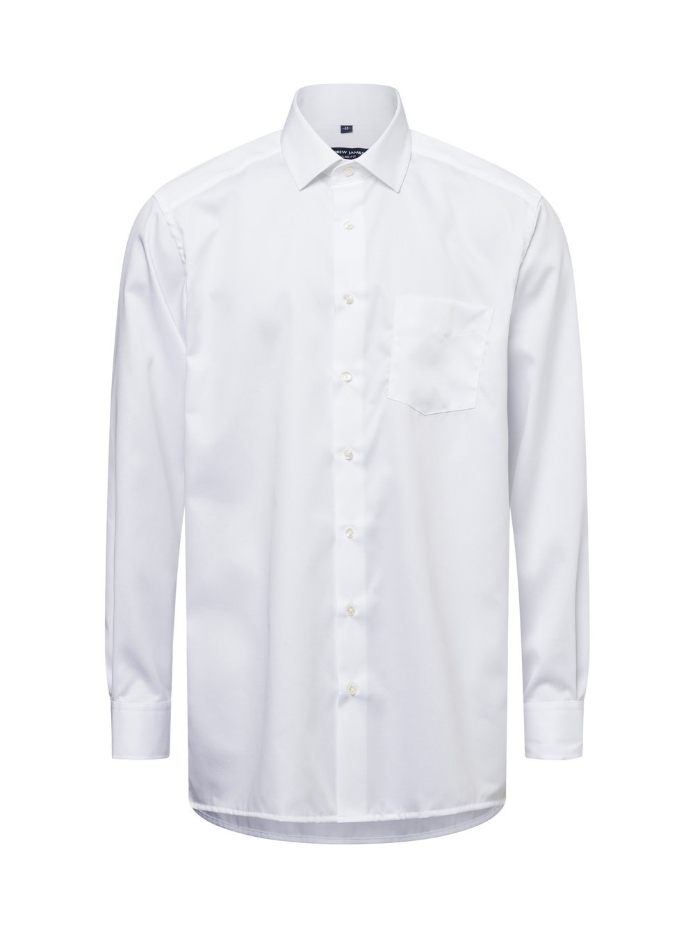 Andrew James Hemd Herren Regular Fit Baumwolle Kentkragen