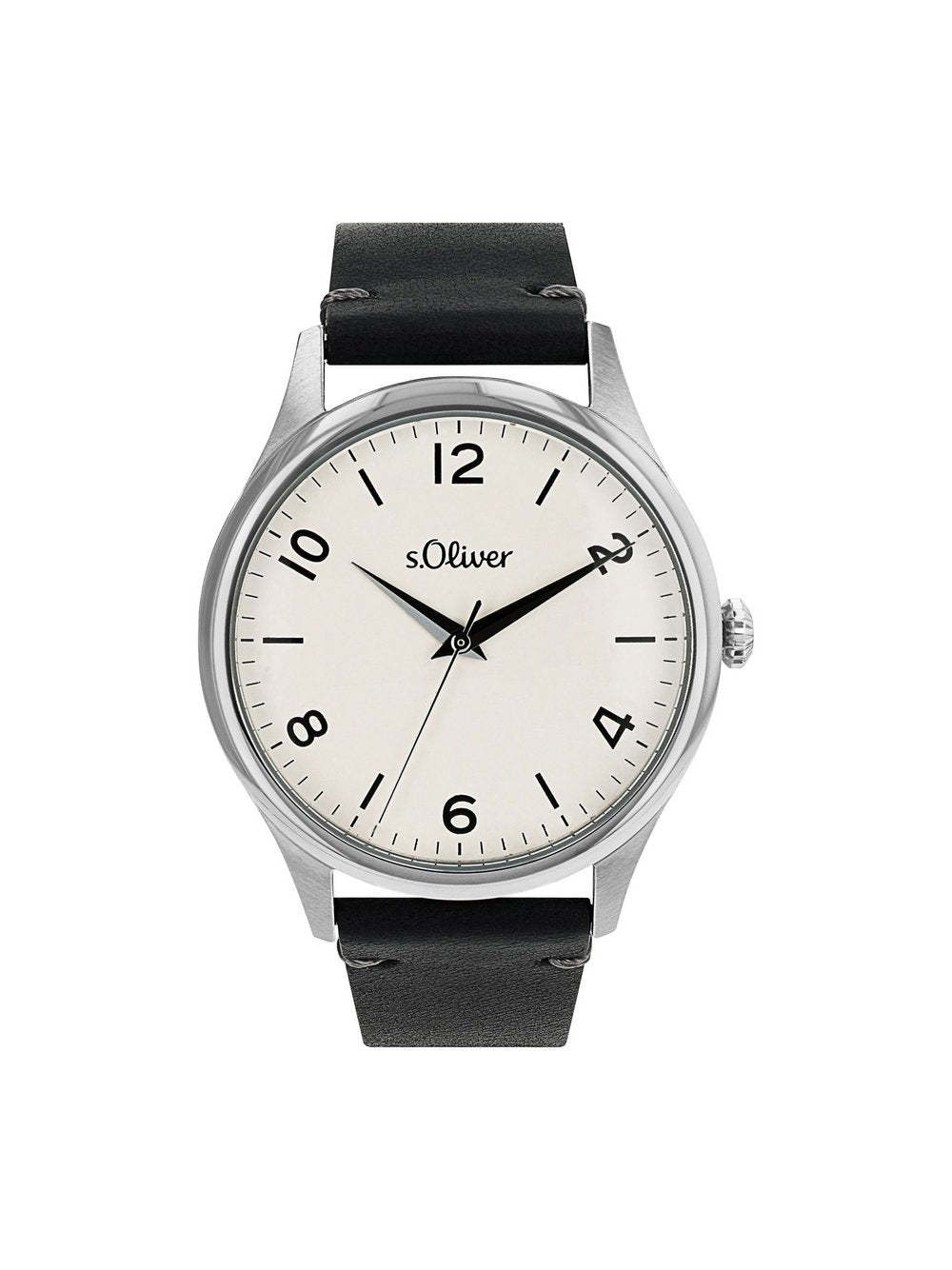 s.Oliver Quarzuhr Damen Leder