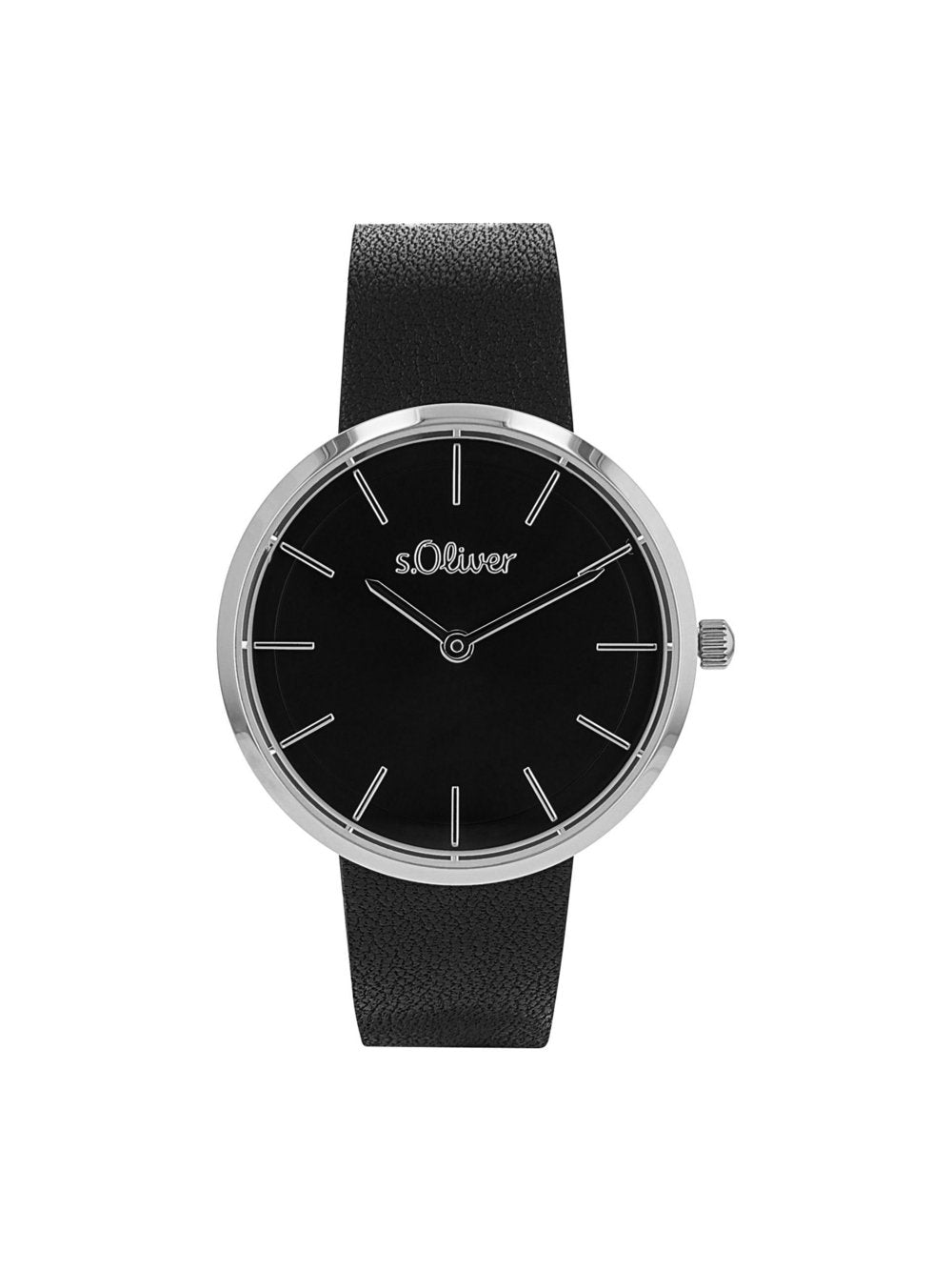 s.Oliver Quarzuhr Damen Leder