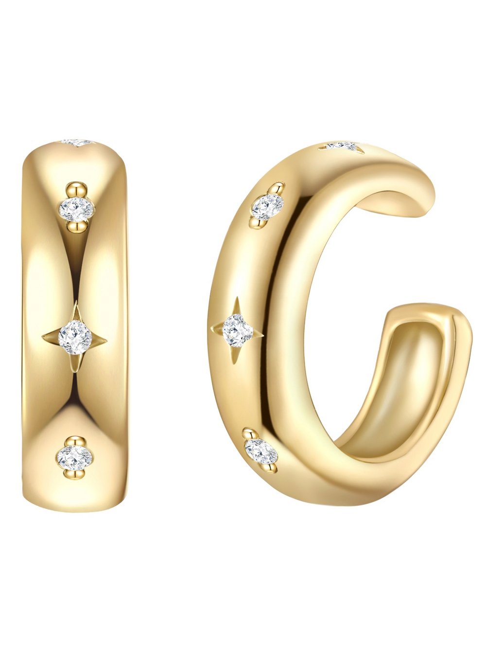 Glanzstücke München Ohrklemmen Damen Sterlingsilber