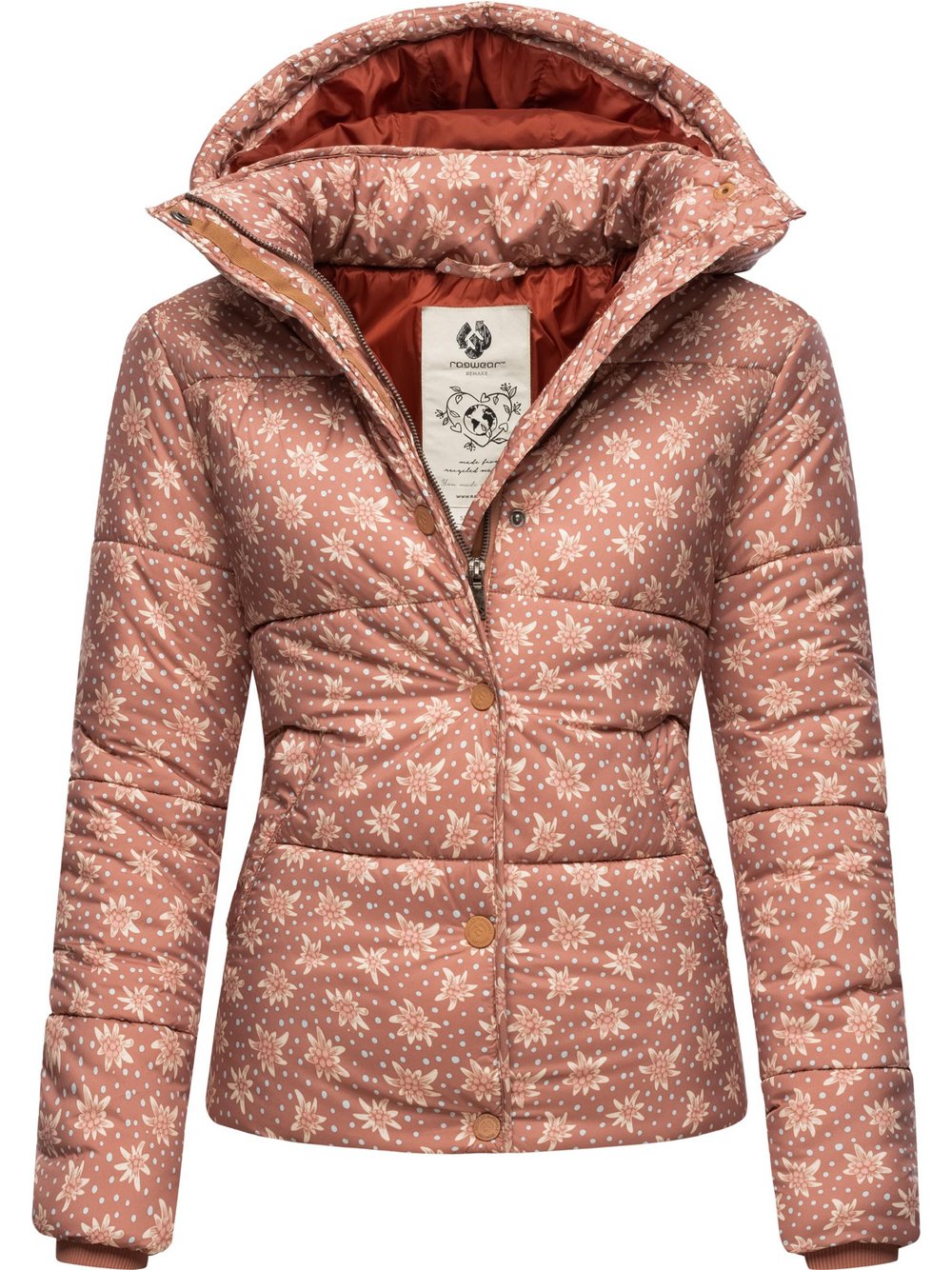 Ragwear Steppjacke Damen gemustert