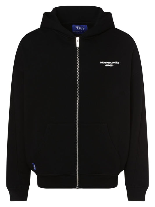 PEQUS Kapuzenjacke Herren Baumwolle bedruckt