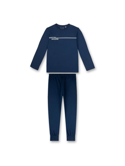 Sanetta Pyjama Jungen Baumwolle bedruckt