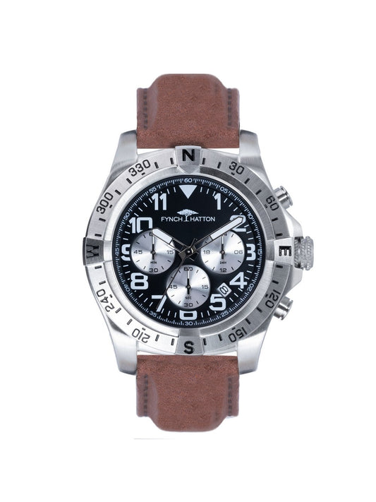 Fynch-Hatton Armbanduhr Herren Edelstahl