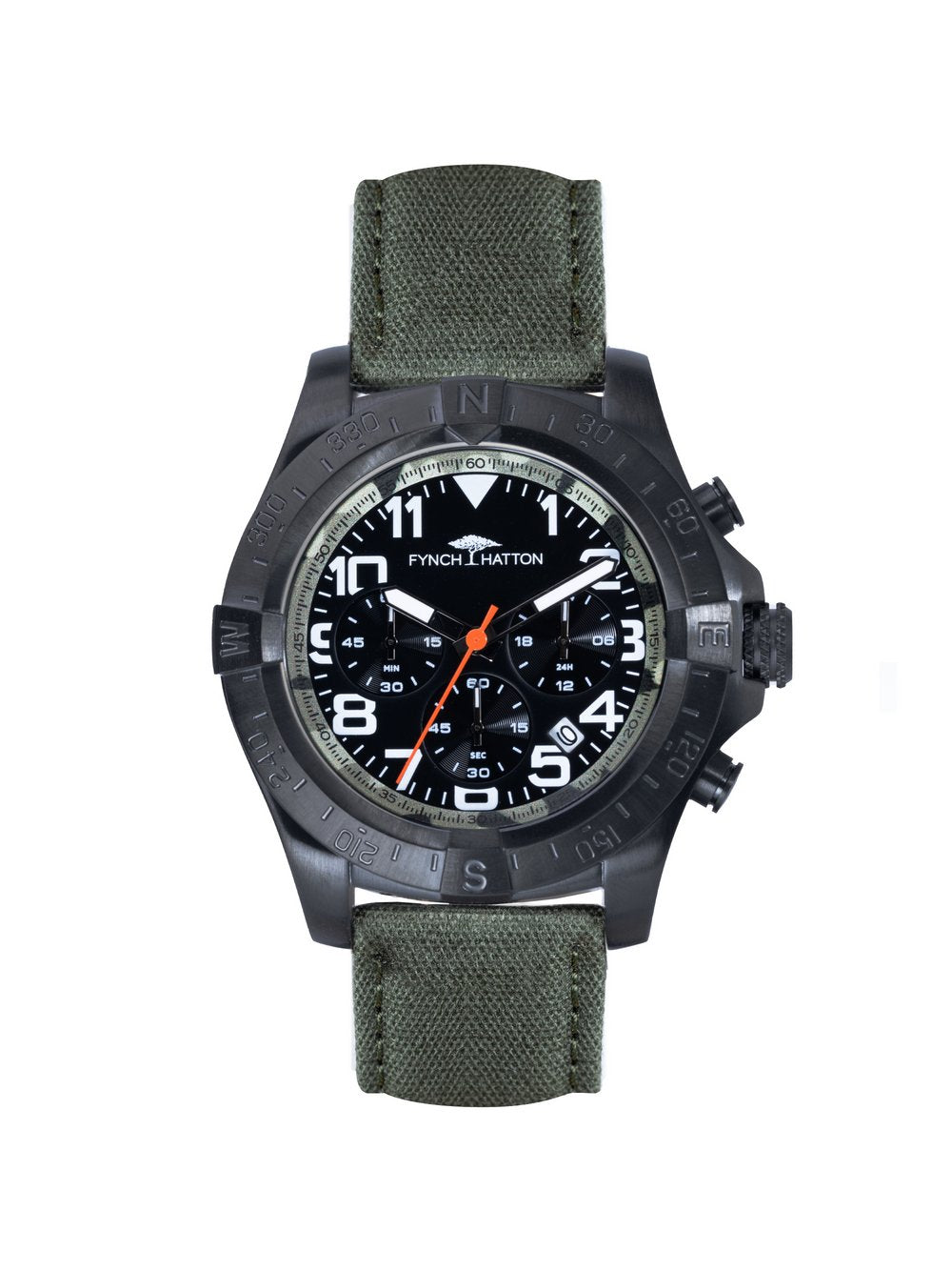 Fynch-Hatton Armbanduhr Herren Edelstahl