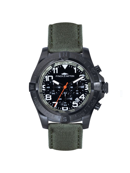 Fynch-Hatton Armbanduhr Herren Edelstahl