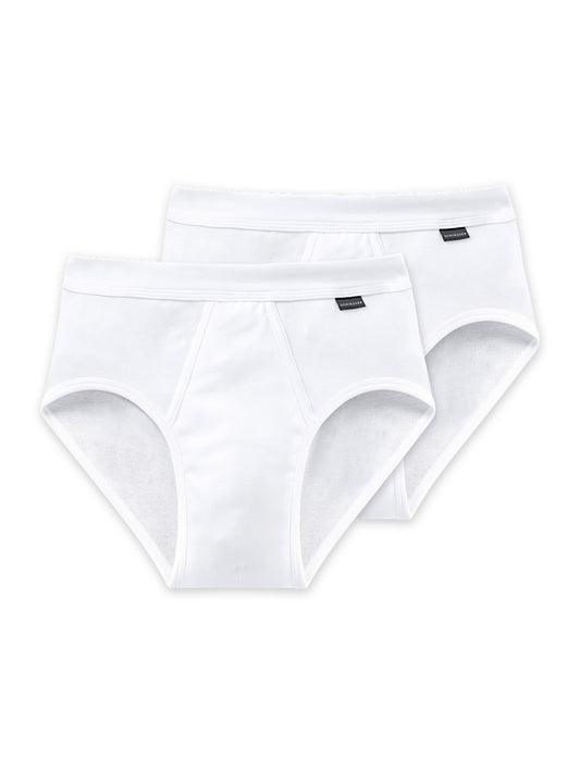 Schiesser Slip 2er Pack Herren Baumwolle