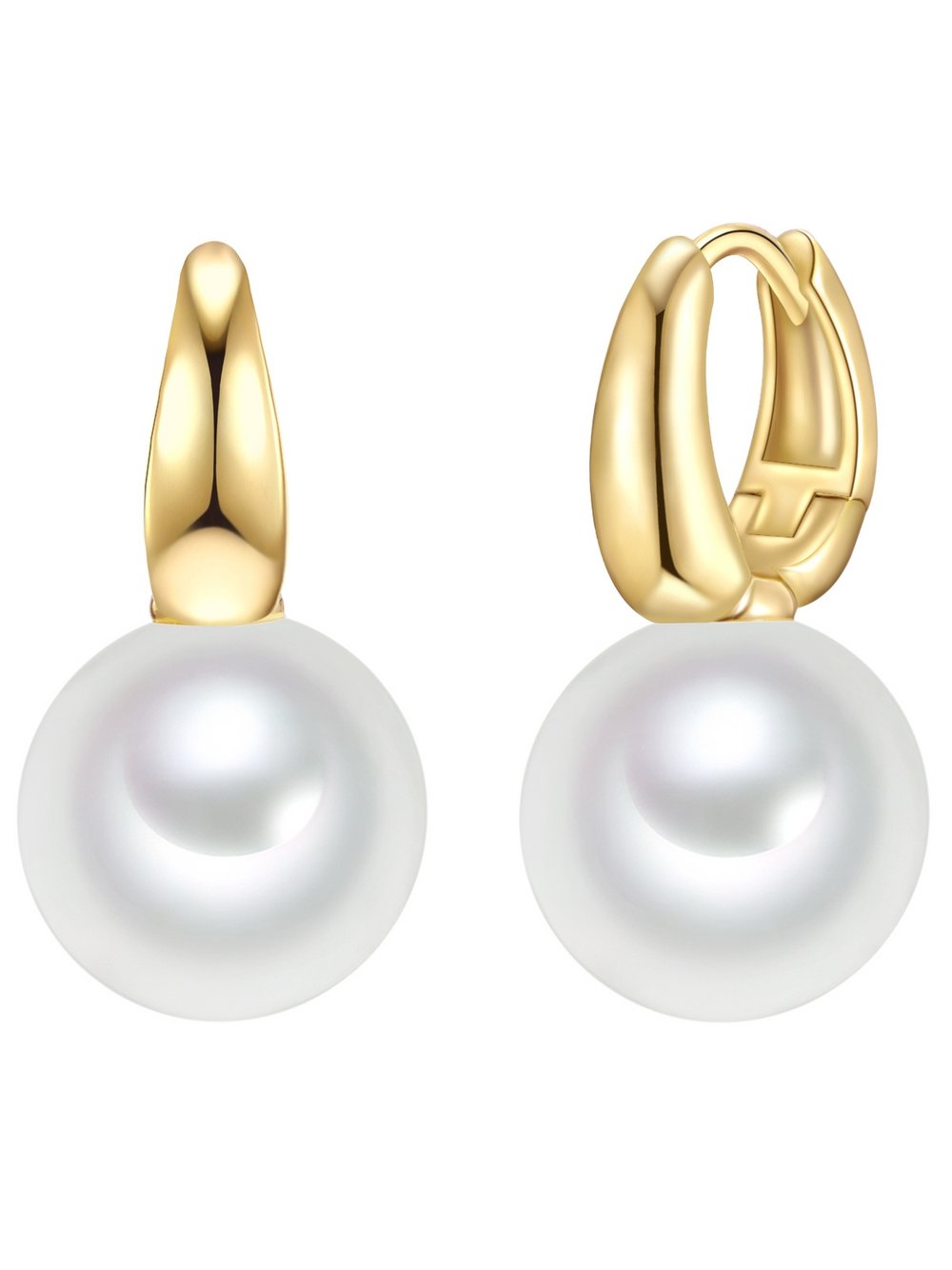 Rafaela Donata Perlen-Creolen Damen Sterlingsilber