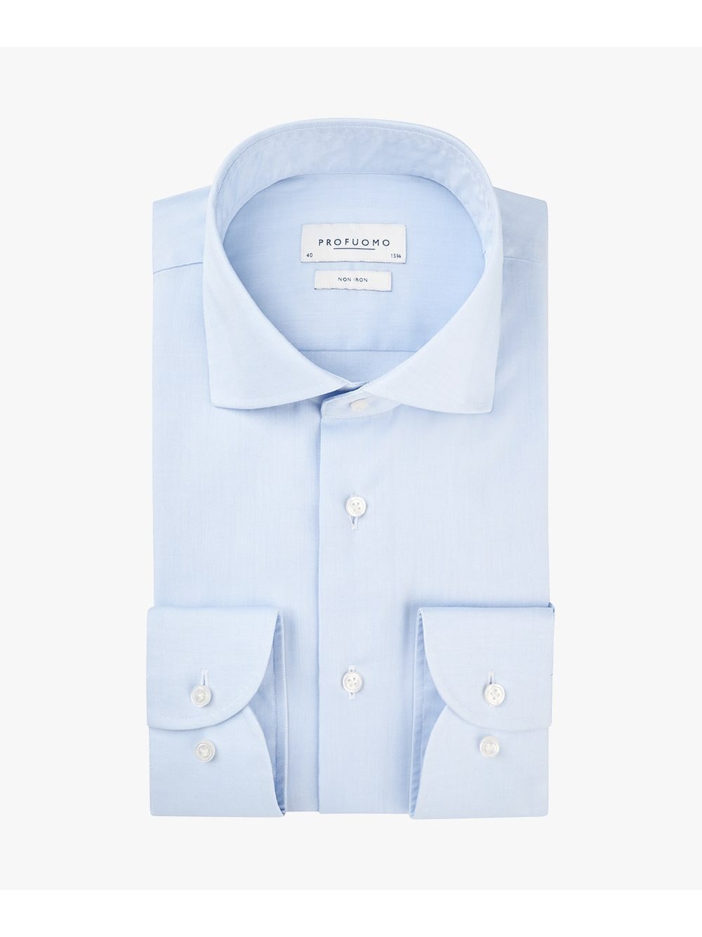 Profuomo Hemd Herren Slim Fit Baumwolle Haifisch