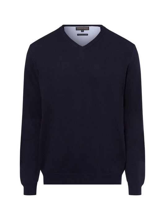 Finshley & Harding Pullover mit Cashmere-Anteil Herren Baumwolle