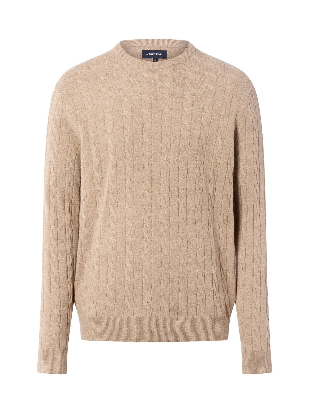 Andrew James Pullover mit Cashmere-Anteil Herren Wolle