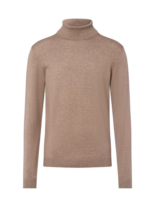 Finshley & Harding Rollkragenpullover Herren Baumwolle meliert