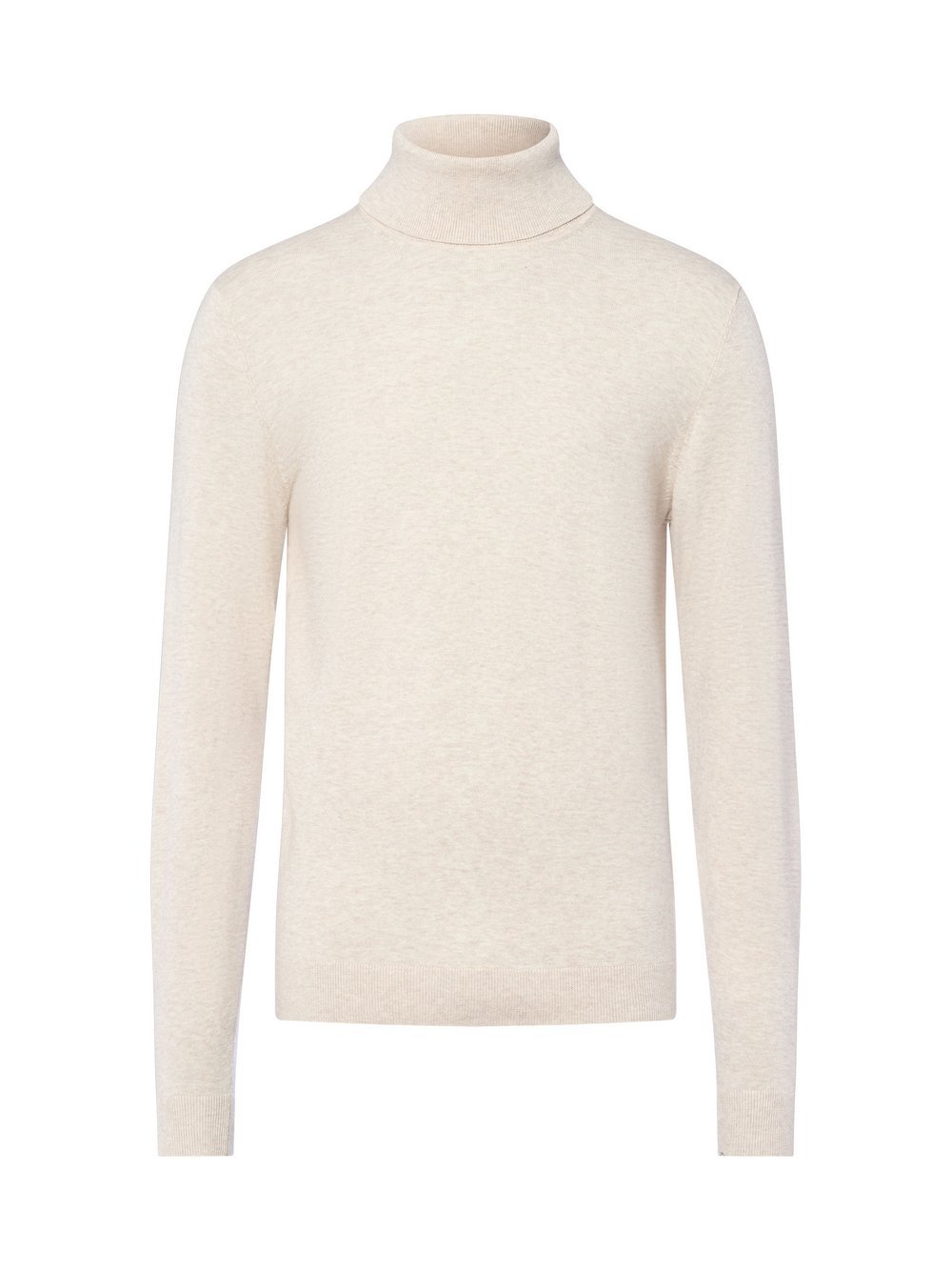 Finshley & Harding Rollkragenpullover Herren Baumwolle meliert