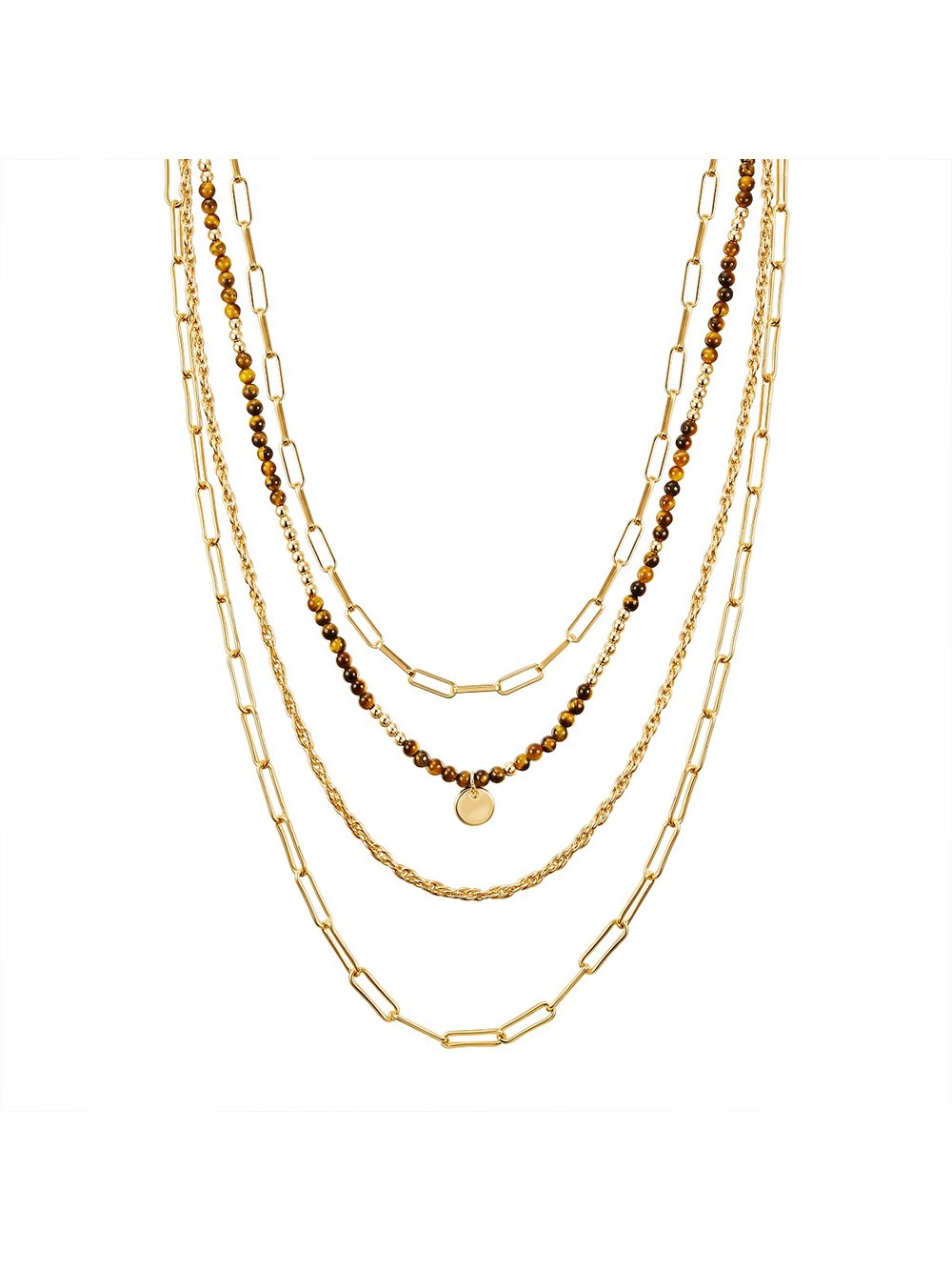 Yokoamii Halskette Damen Metall