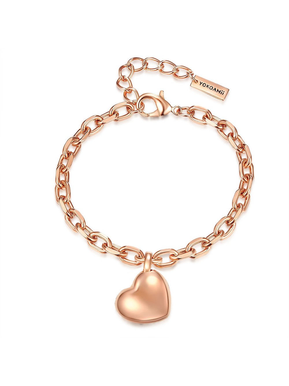 Yokoamii Armband Damen Metall roségold