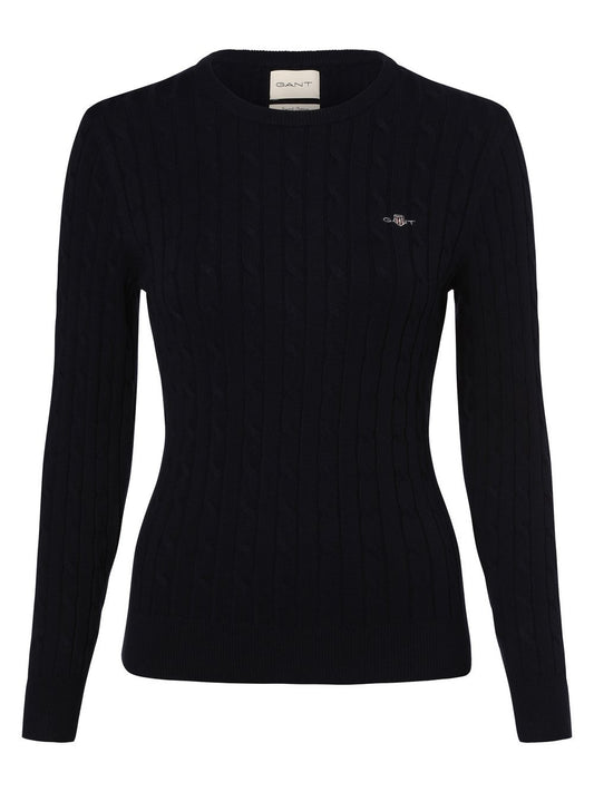Gant Pullover Damen Baumwolle strukturiert