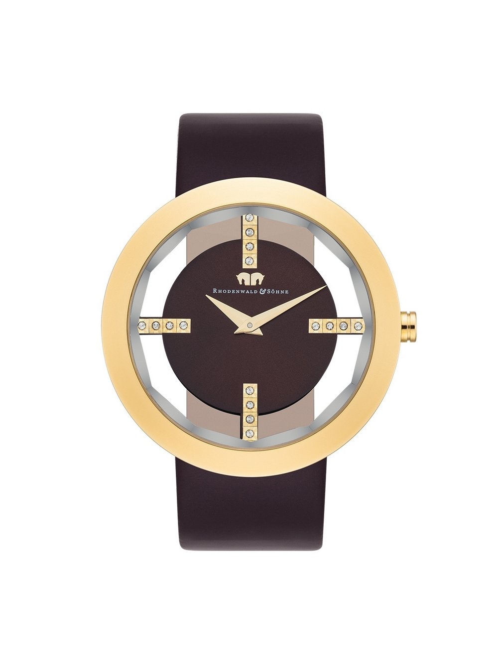 Rhodenwald & Söhne Armband-Uhr Damen Edelstahl