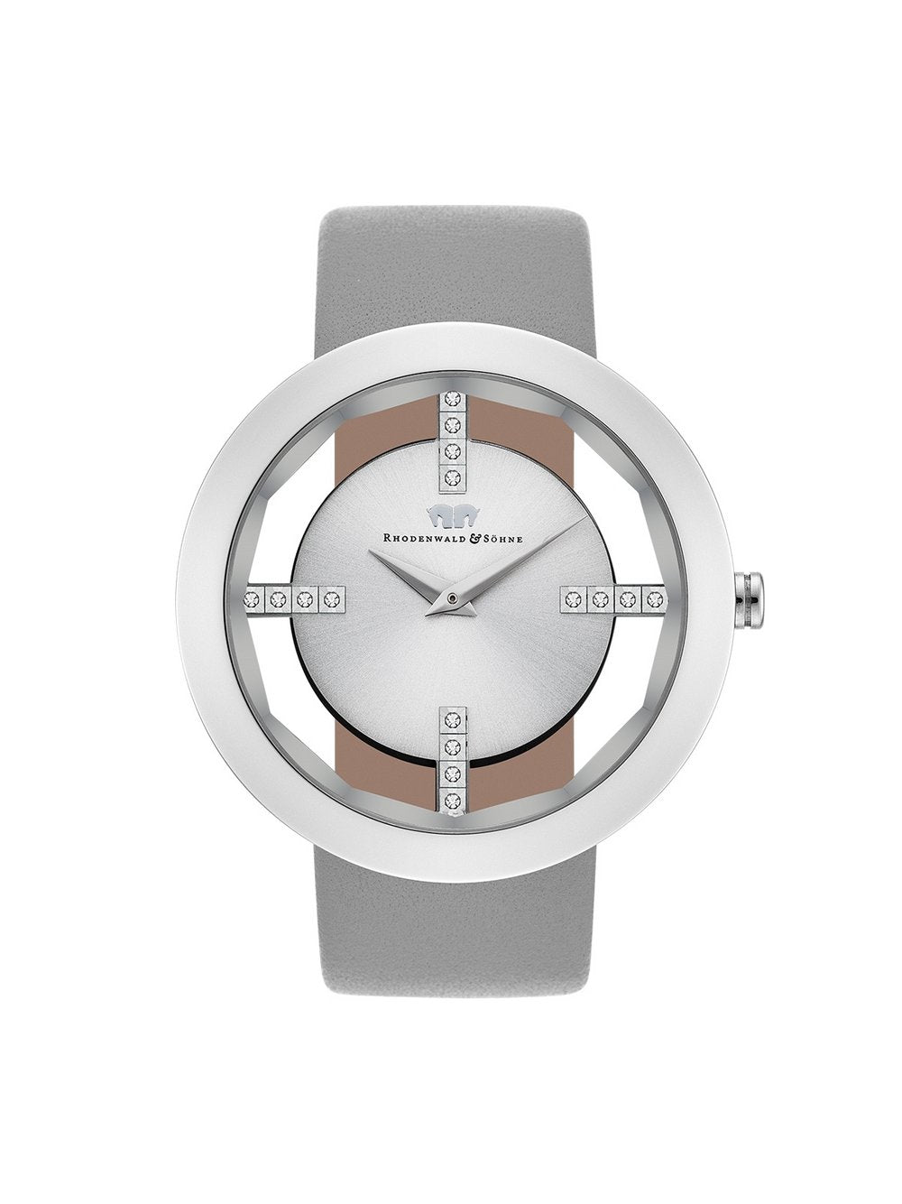 Rhodenwald & Söhne Armband-Uhr Damen Edelstahl