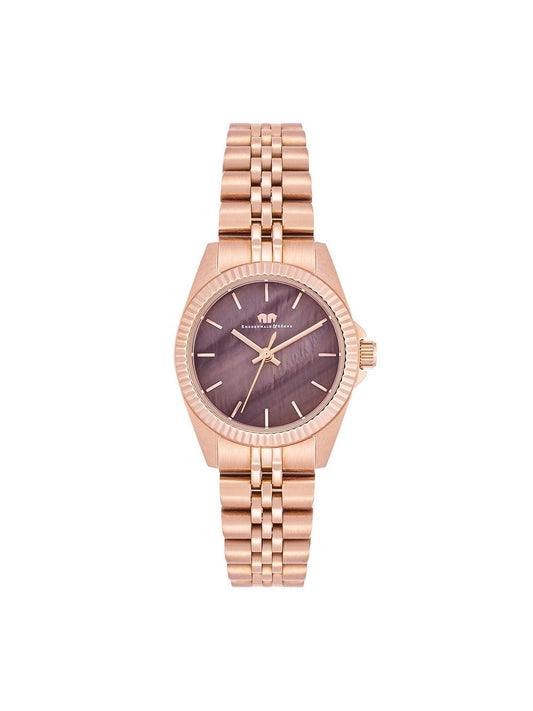 Rhodenwald & Söhne Armband-Uhr Damen Edelstahl roségold