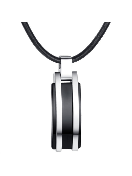 True Rebels Leder-Kette Herren