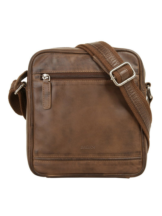 BAGAN Umhängetasche Damen Leder