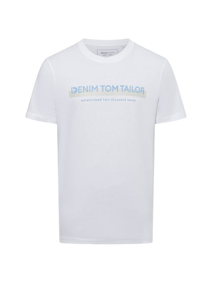 Tom Tailor Denim T-Shirt Herren Baumwolle bedruckt