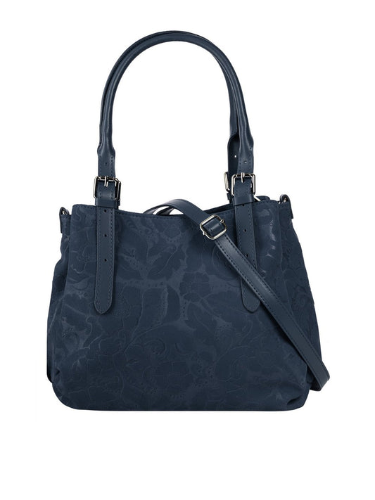 Samantha Look Handtasche Damen Leder gemustert