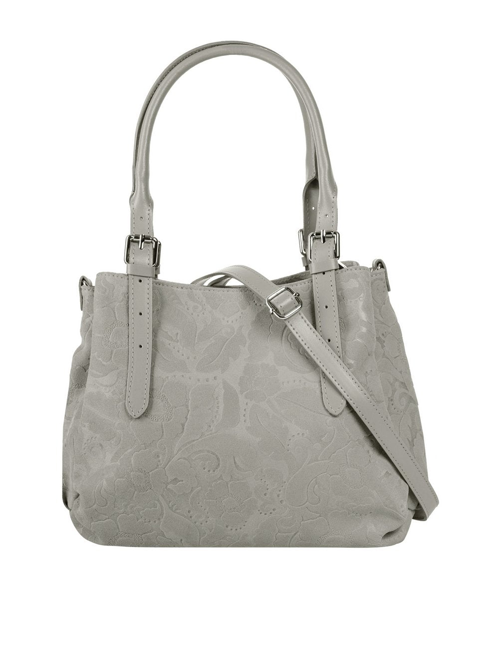 Samantha Look Handtasche Damen Leder gemustert