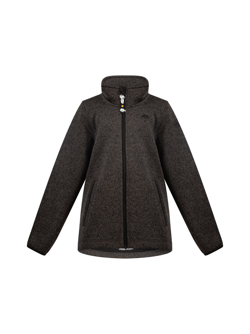 Schmuddelwedda Strickfleecejacke Mädchen meliert