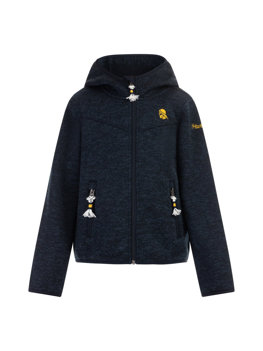 Schmuddelwedda jung Strickfleecejacke Jungen meliert