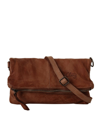 Cluty Abendtasche Damen Leder