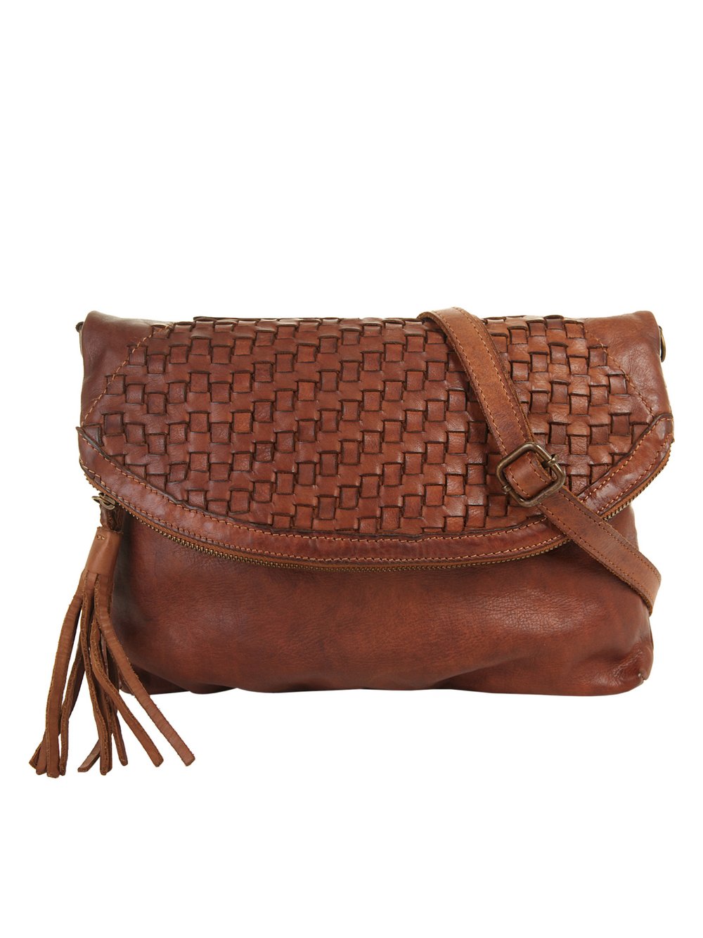 Samantha Look Umhängetasche Damen Leder