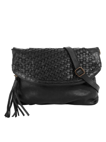 Samantha Look Umhängetasche Damen Leder