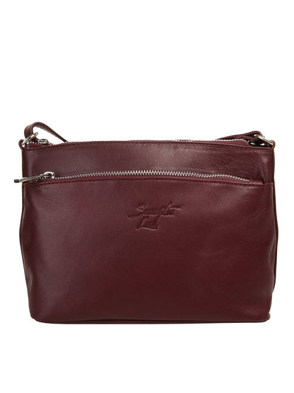 Samantha Look Umhängetasche Damen Leder
