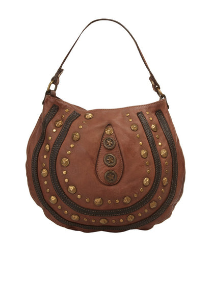 Samantha Look Umhängetasche Damen Leder gemustert