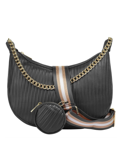 Cluty Umhängetasche Damen Leder