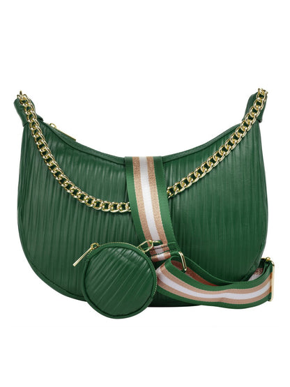 Cluty Umhängetasche Damen Leder