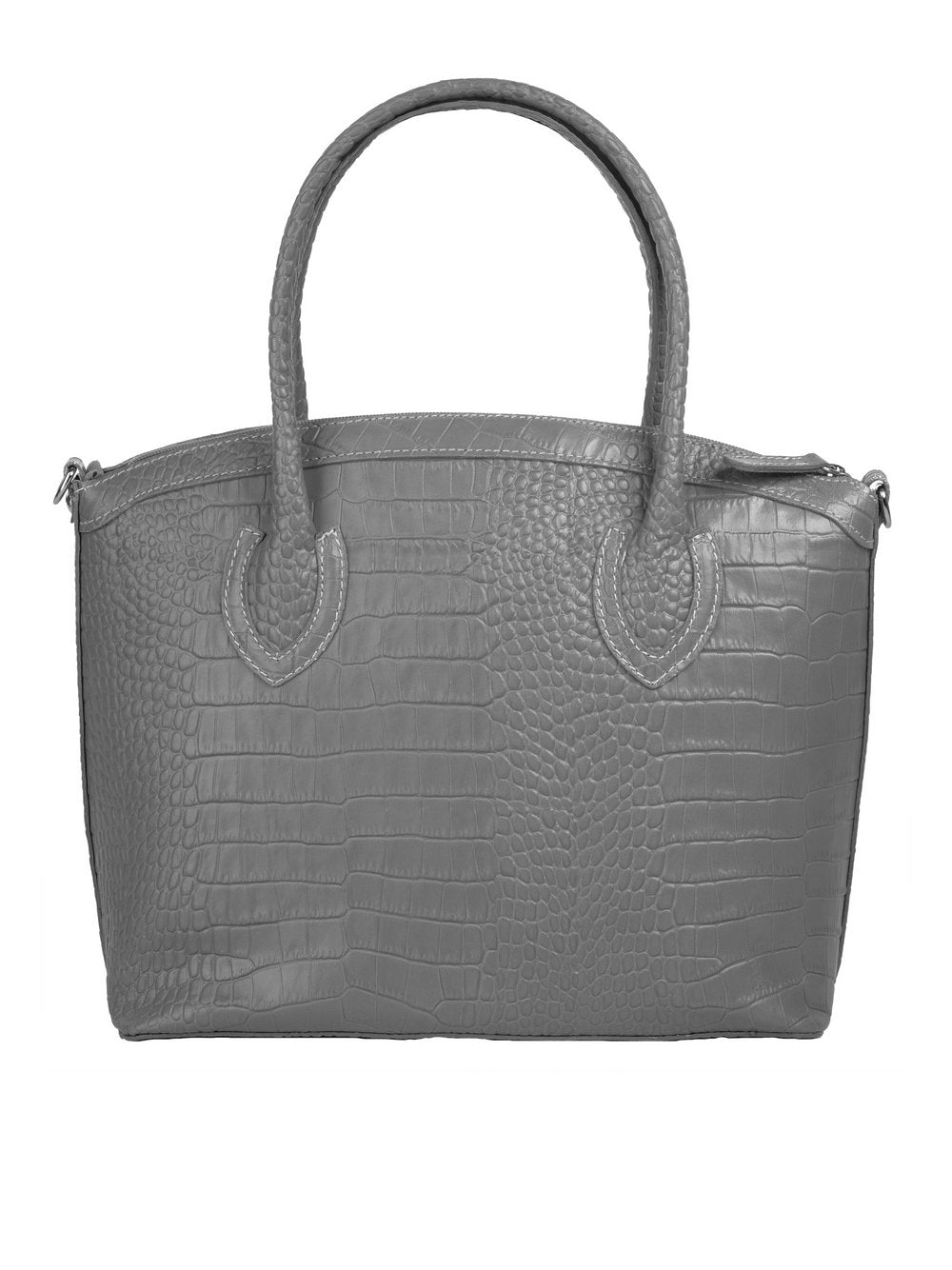 Cluty Handtasche Damen Leder gemustert