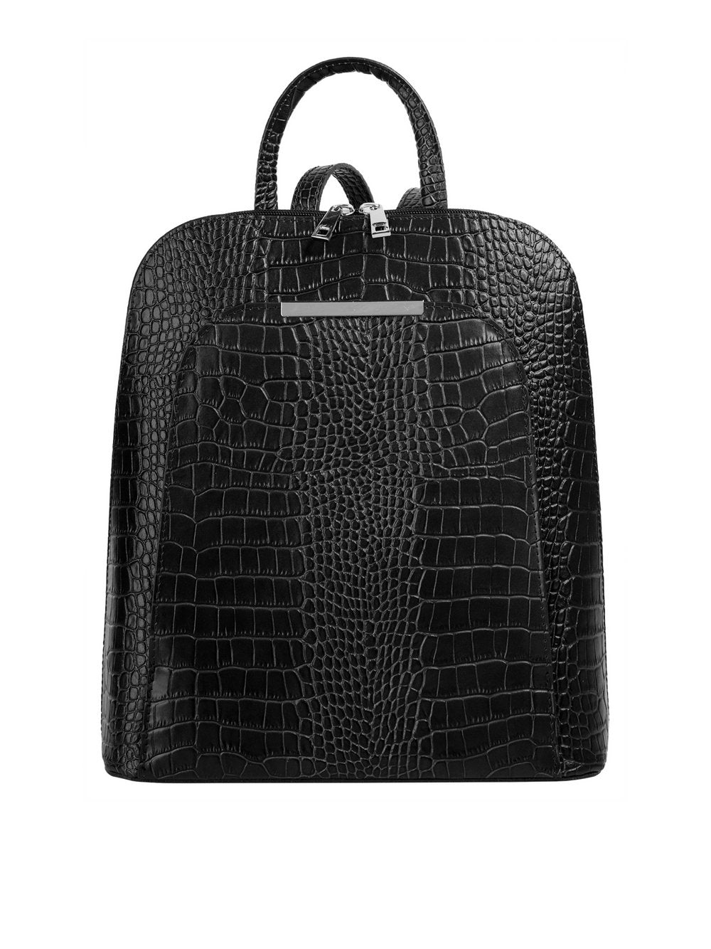 Cluty Rucksack Damen Leder gemustert