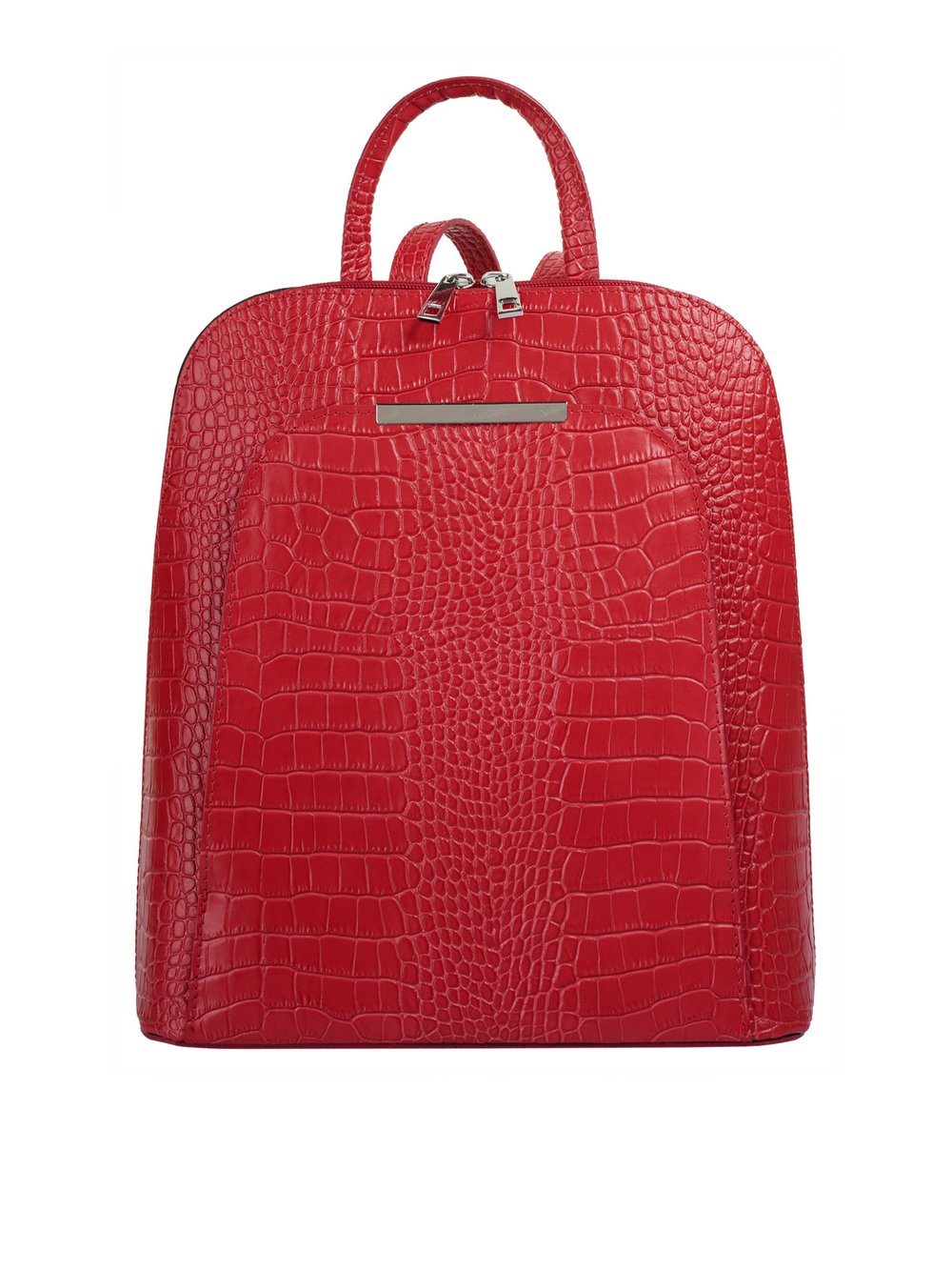 Cluty Rucksack Damen Leder gemustert